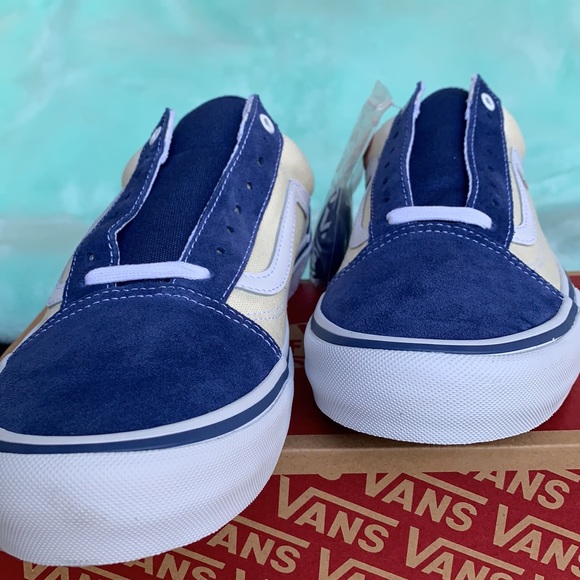 VANS OLD SKOOL PRO SLY NAVY/CLASSIC WHITE MENS - Picture 11 of 15